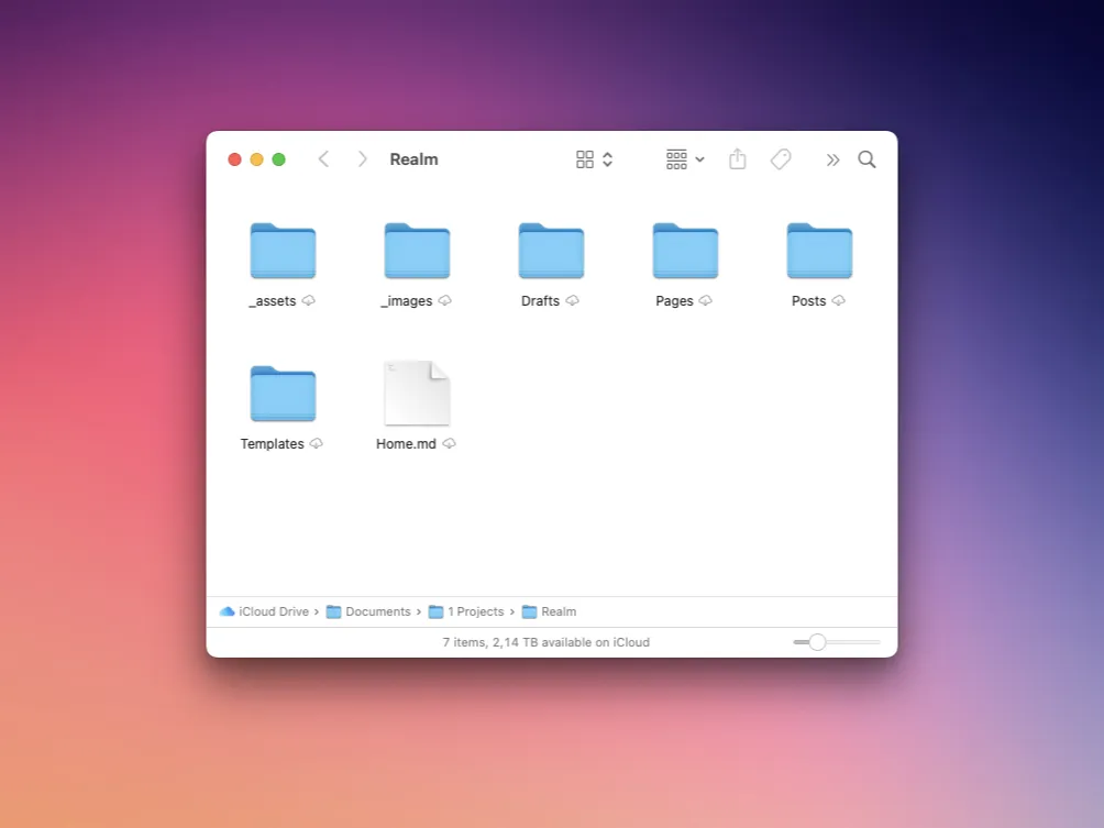 My whole website in local files