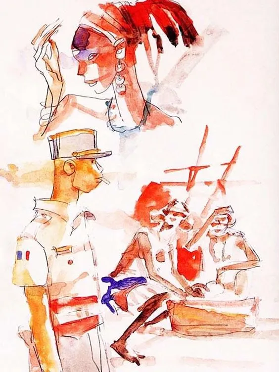 Hugo Pratt - Sketch 04
