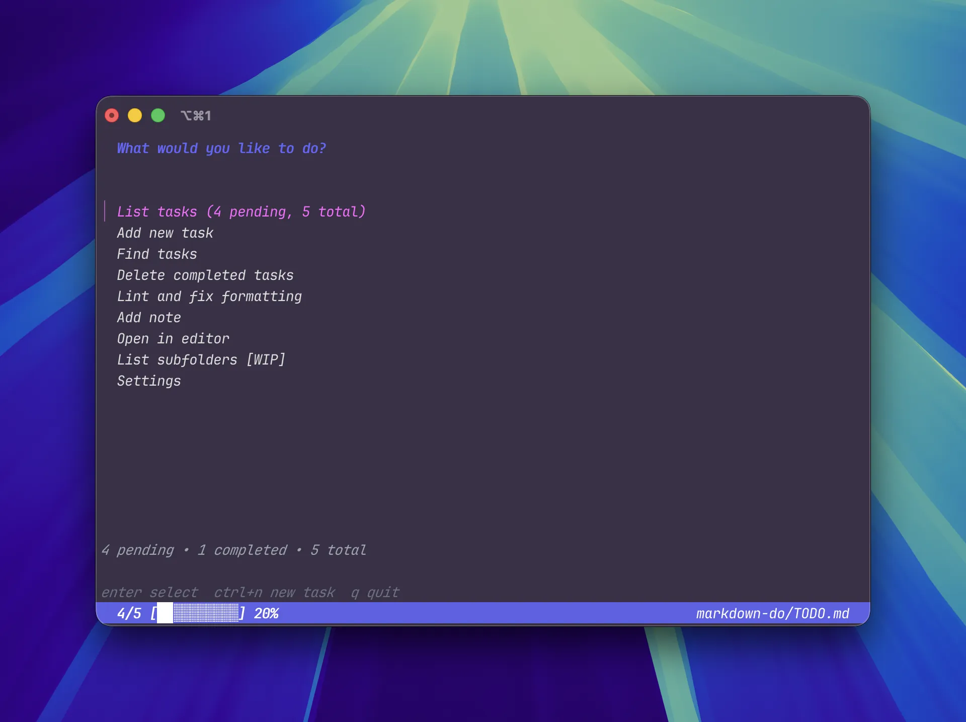 terminal-interface